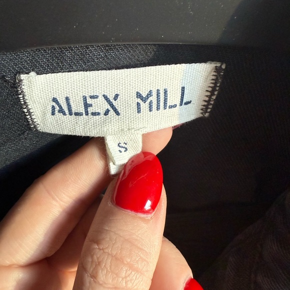 Alex Mill Trucker Jacket Washed Black Recycled Denim - Picture 5 of 6